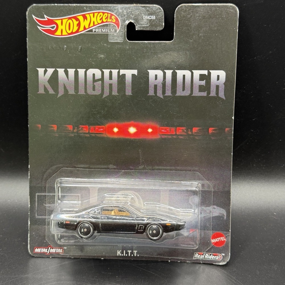 Hot Wheels Premium Real Riders Knight Rider K.I.T.T Car Retro